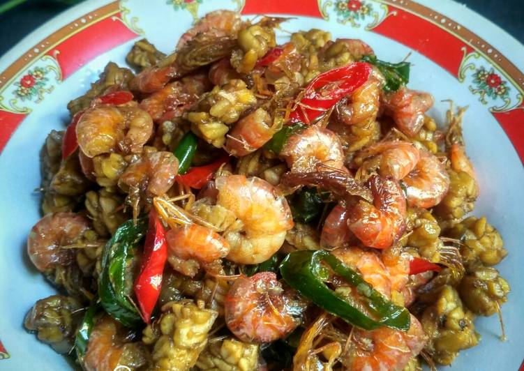 Oseng Udang dan Tempe