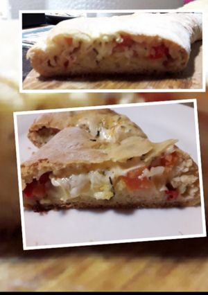 Una foto de Calzone caprese 👌😋