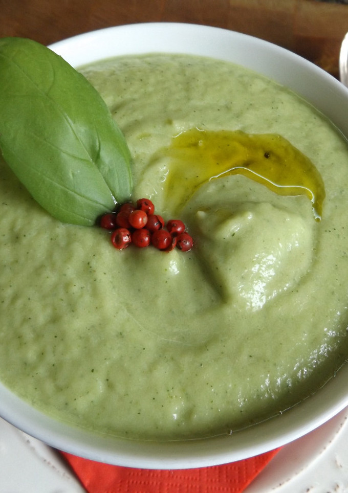 Una foto de Crema verde de verano