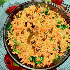 A picture of Hara Chana Biryani.