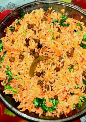 A picture of Hara Chana Biryani.
