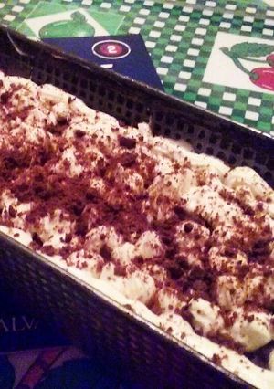 Una foto de Chocotorta con cubierta Chantilly