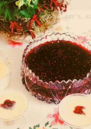 Una foto de Perlas de sagú al vino tinto (sin gluten)