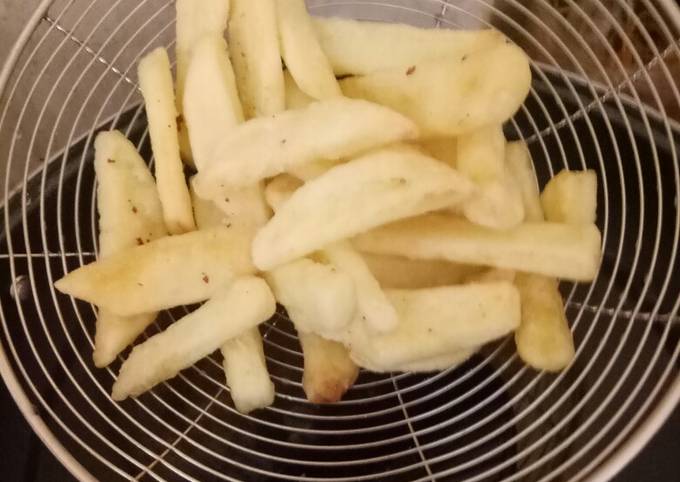 Standar Resep mudah bikin Kentang goreng crispy dijamin sedap