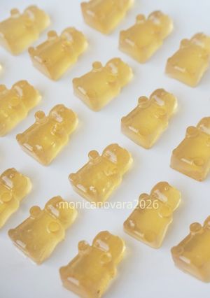Foto resep Honey Lemon Gummy Bears (no added sugar)