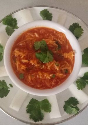 A picture of Radish & tamarind chutney (mulli ki khatti Meethi chutney).