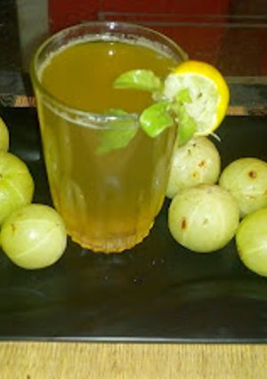 A picture of Amla sharbat.