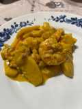 Curry di gamberoni