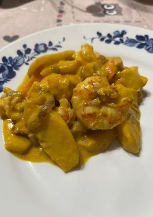 Foto di Curry di gamberoni