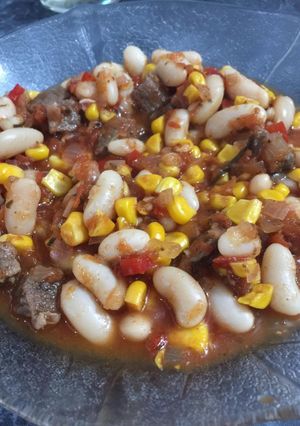 Una foto de Guiso de carne con frejoles