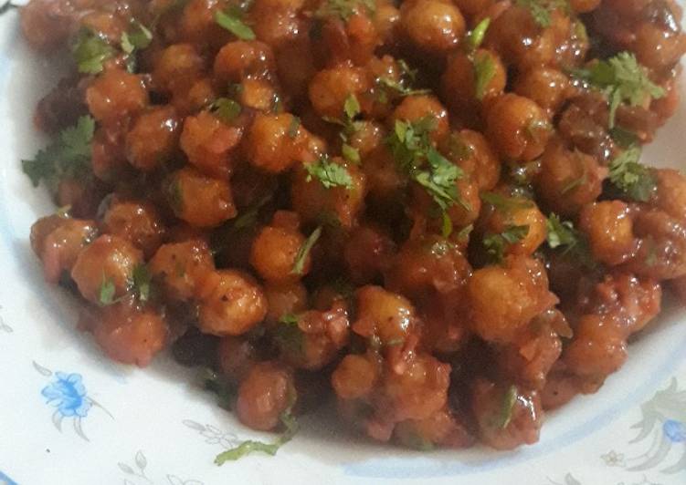 Steps to Make Homemade Chilli Chana