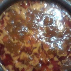 A picture of Beef and Black Bean Enchilada Chili.