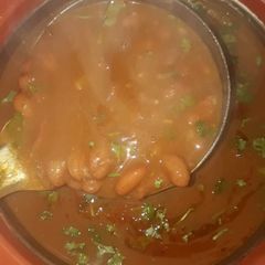 A picture of Rajma masala.
