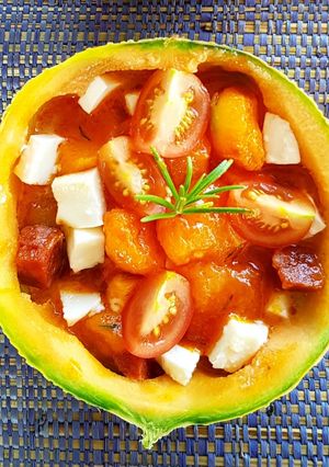 Une photo de Melon cuit