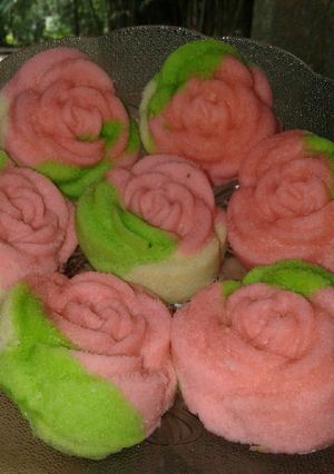 Foto resep Bolu kukus mawar lembut
