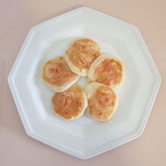 Sweet potato mochi pancake A picture of Sweet potato mochi pancake.