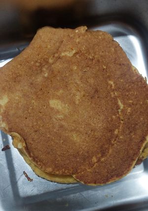 Una foto de Panqueques de avena y zanahoria