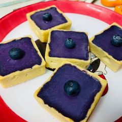 A picture of Blueberry Ganache Tart.