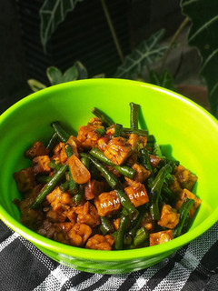 Foto resep Tumis tempe kacang panjang