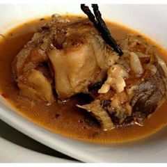 A picture of Catfish pepper soup.