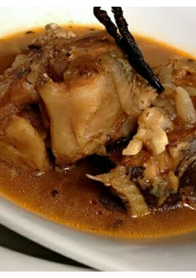 A picture of Catfish pepper soup.