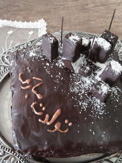 عکسی از دستور کیک یخچالی