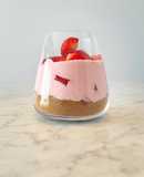Cheesecake saudável de Morango #morango