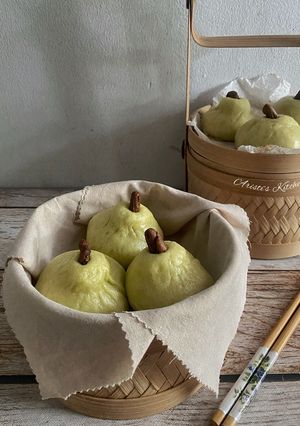 Foto resep Bakpao Pandan (No mixer)