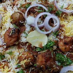 A picture of Kokni Prawn Biryani.