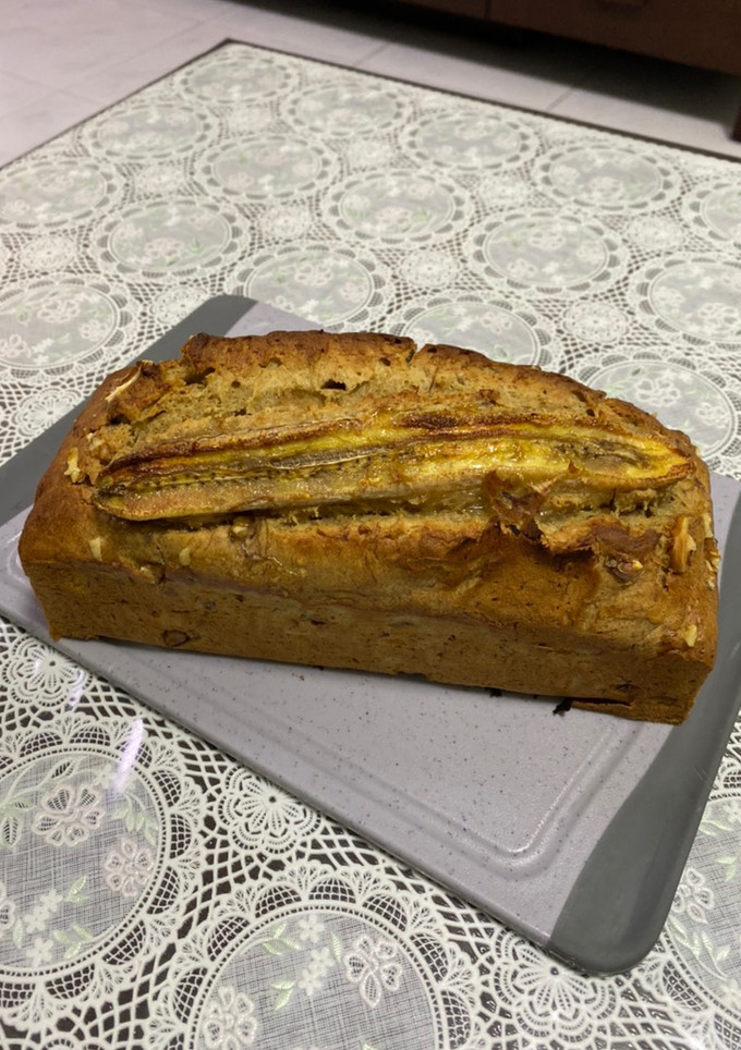 A picture of Banana Walnut Bread.