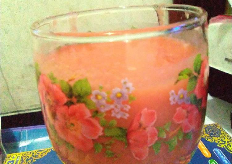 Juice jambu wortel segar dan sehat
