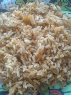 Una foto de Arroz rojo