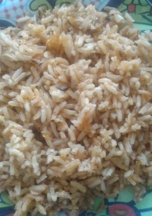 Una foto de Arroz rojo