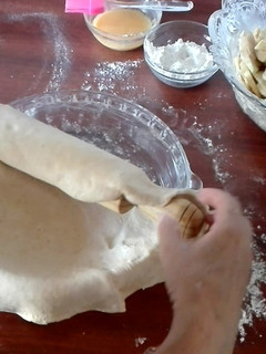 Una foto de Masa tarta tipo hojaldre para pie de manzanas de Mona Simpsons