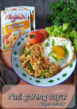 Foto resep Nasi goreng sayur sajiku