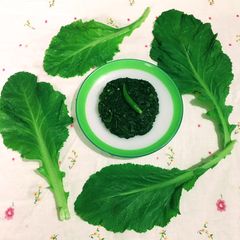 A picture of Rai Saag / Mustard Greens.