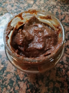 Una foto de Nutella de calabaza. Receta saludable para diabetes