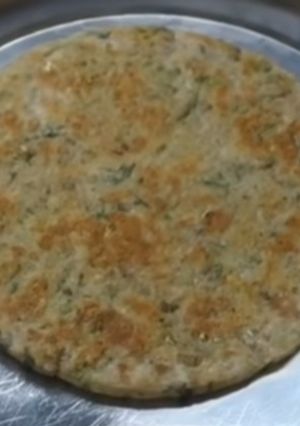 A picture of Farali mix flour aloo paratha (bhakhri).