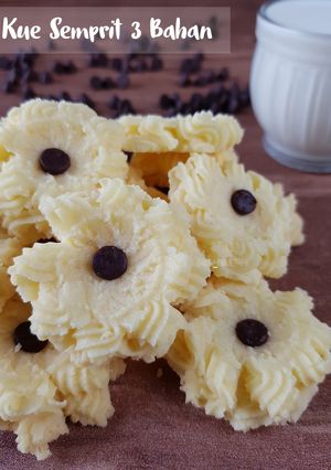 Foto resep Semprit Susu 3 Bahan