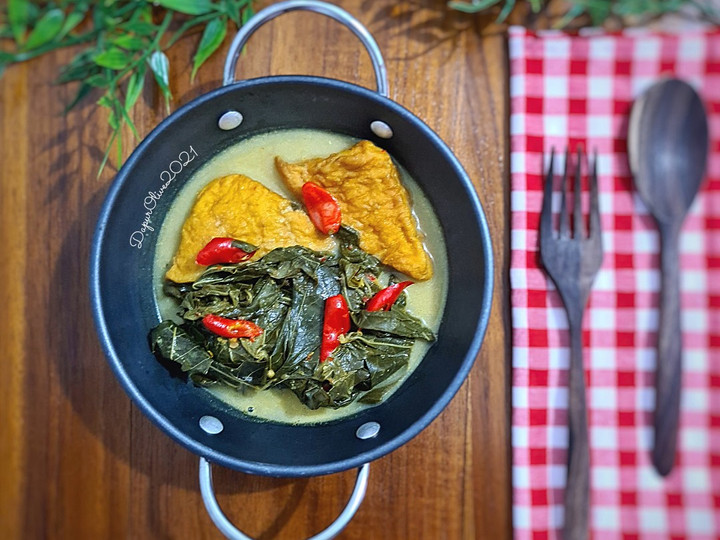 Resep Gulai Daun Singkong dan Tahu, Lezat Sekali