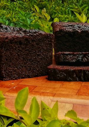 A picture of Gluten Free Wimbi(Millet) Chocolate Cake.