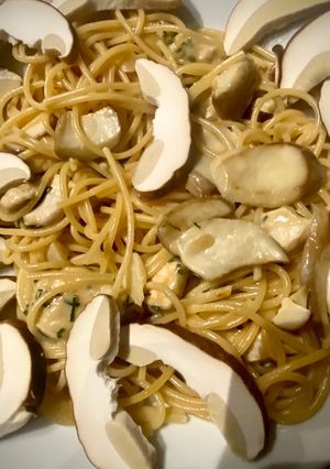 Une photo de Linguine aux cèpes des Vosges