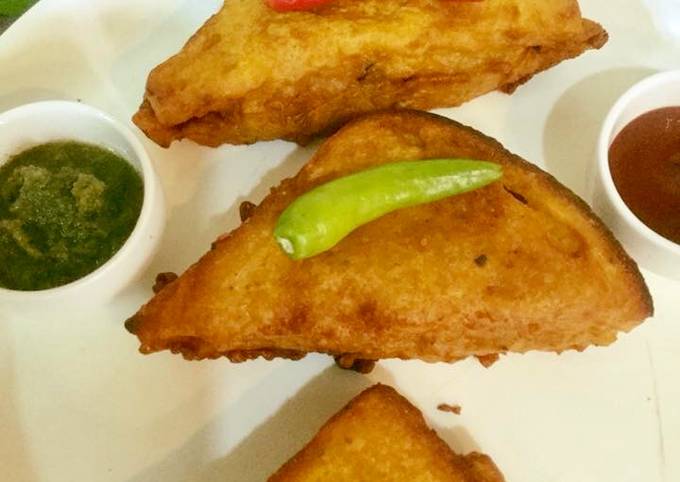 Recipe of Any-night-of-the-week #Bread Pakoras