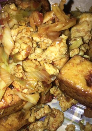 A picture of Garnished Awara (Tofu).