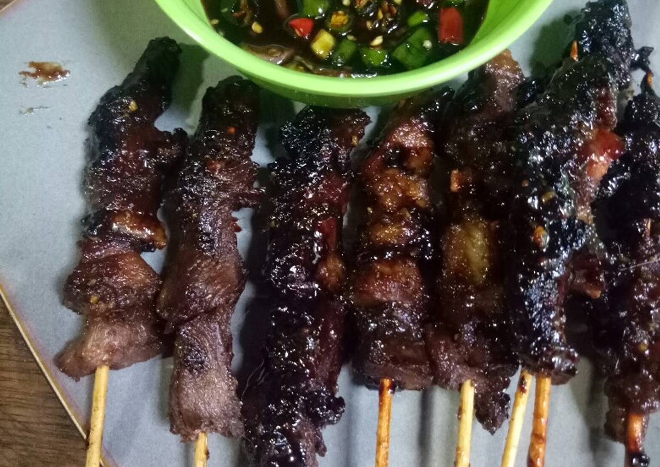 Sate kambing bumbu kecap