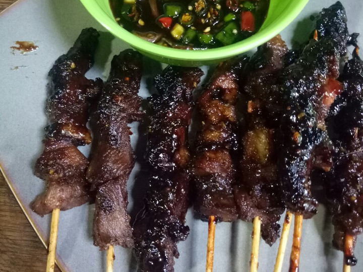 Yuk intip, Resep  memasak Sate kambing bumbu kecap  spesial