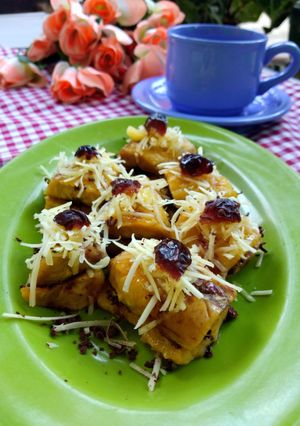 Foto resep Pisang bakar madu kurma