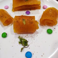 A picture of Mango papad.