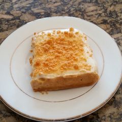 A picture of Pumpkin Oreo Cookie /Jello Pudding Mousse Tart.