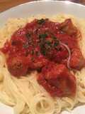 Capellini saucisses